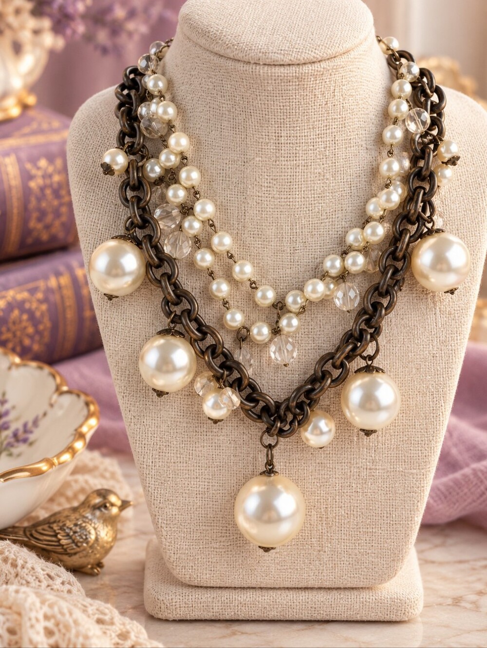Plunder Olivia Pearl Necklace